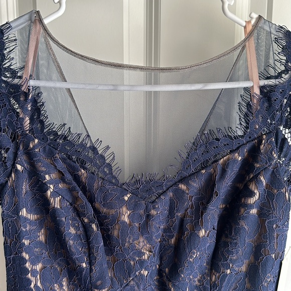 RENE BY RENE RUIZ  COLLECTION
Illusion Lace Sheath Gown - Picture 9 of 12